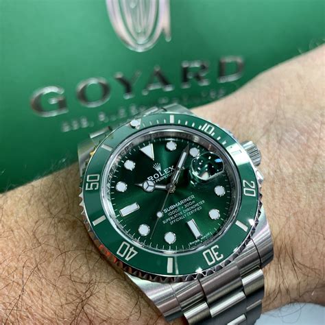 rolex green sub mariner|submariner Rolex green price.